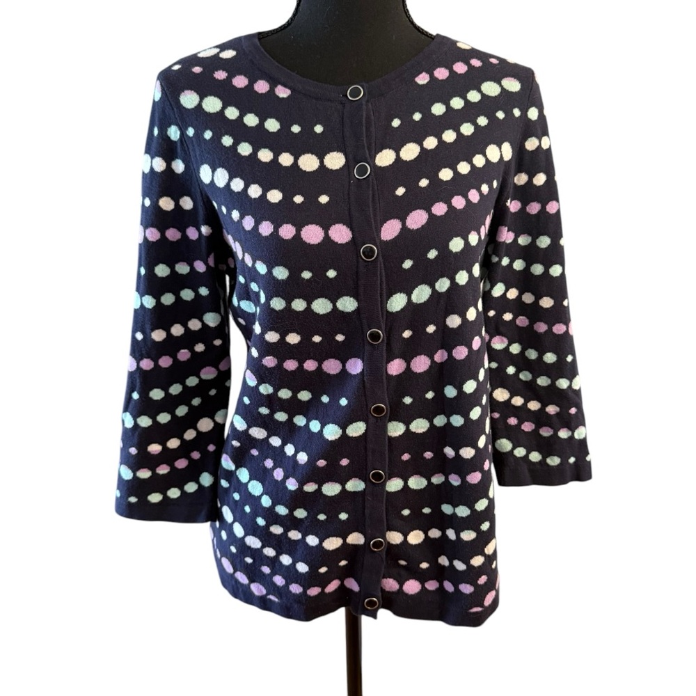 CN banks women’s polka dot sweater size medium